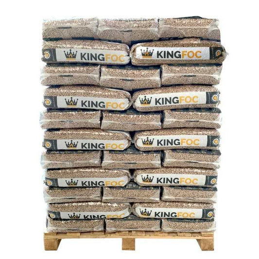 Palet de 77 sacos de pellets KINGFOC